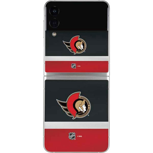NHL Ottawa Senators Jersey Galaxy Z Flip3 5G Skin